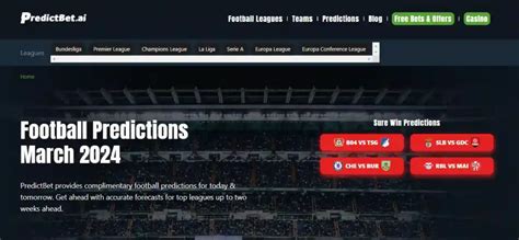 PredictBet: AI Football Predictions.